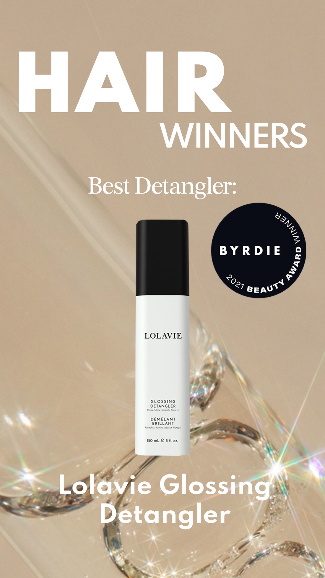 Byrdie 2021 Beauty Award Winner - Best Detangler