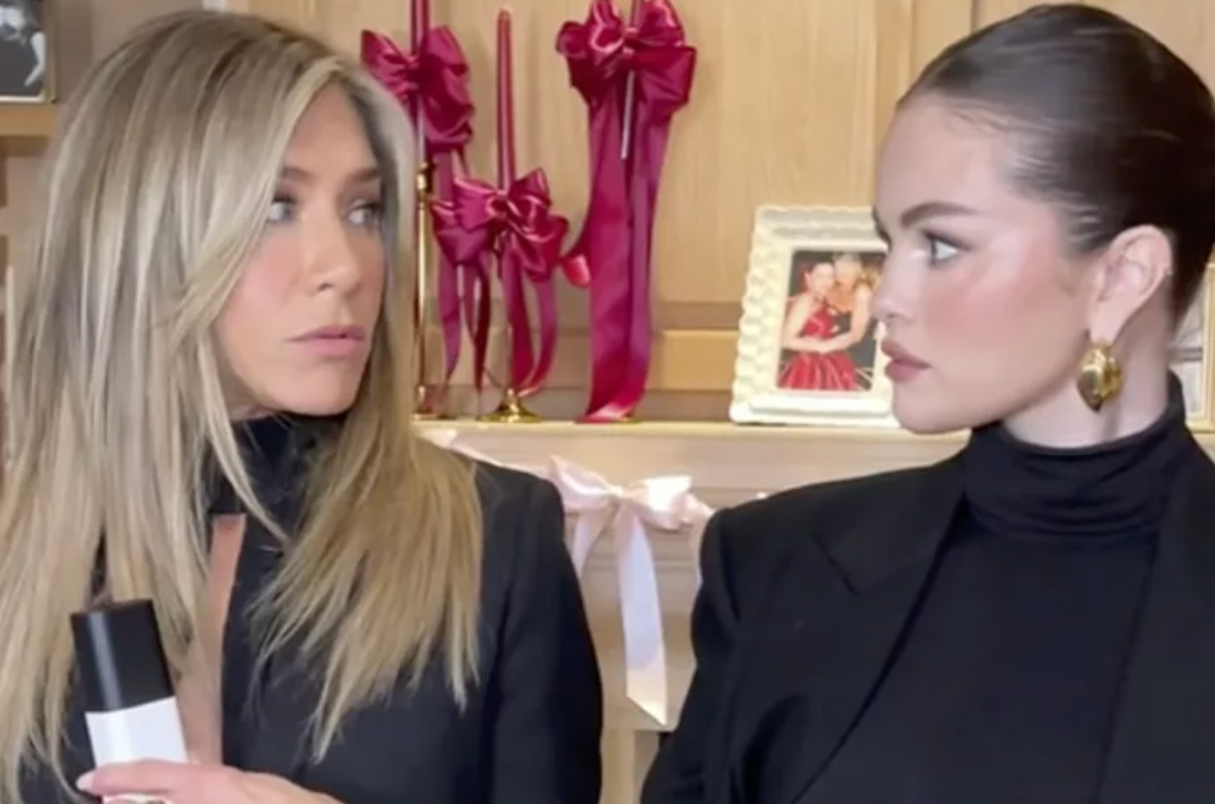 Jennifer Aniston Channels Friends' Rachel Green in Her First-Ever TikTok Alongside Selena Gomez: 'Nailed It'